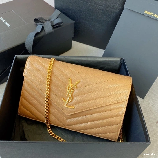 CHAIN CASSANDRE YSL WALLET MATELASSÉ 0717
